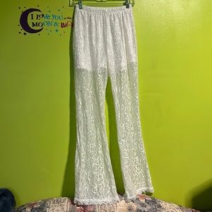 white short/pants they are shorts underneath and pants go long